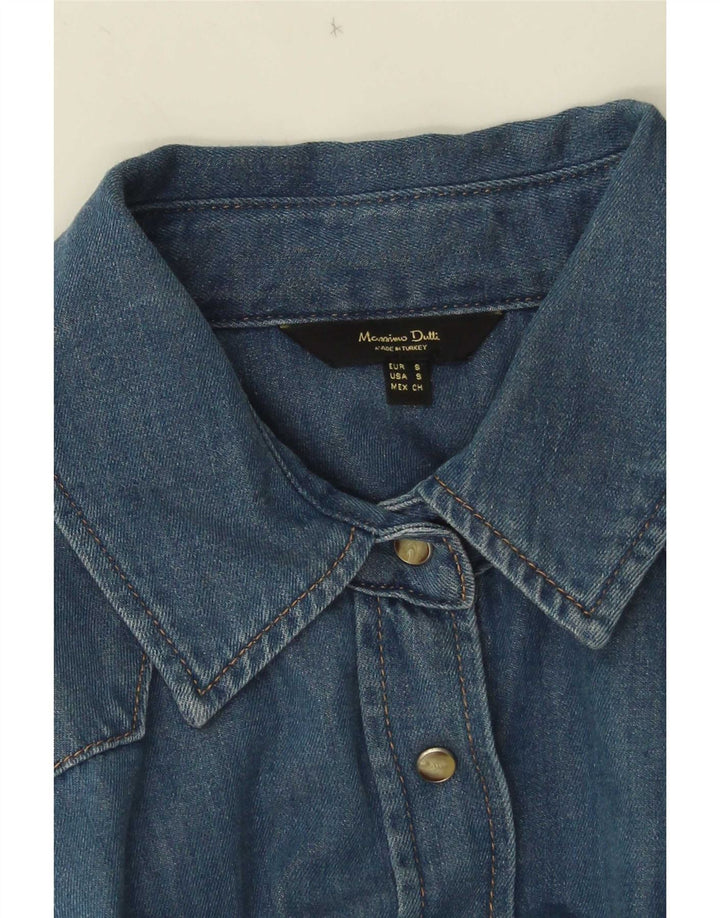 Cămașă de blugi pentru femei Massimo Dutti UK 10 Small Blue