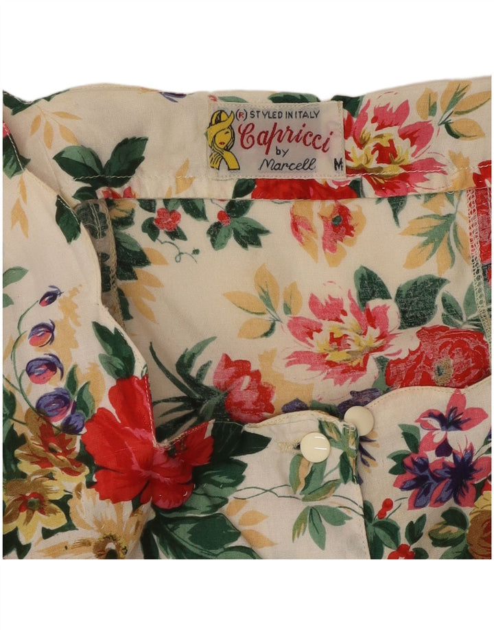 CAPRICCI BY MARCELL Bluză cu cămașă crop pentru femei UK 14 Medium Multicolor