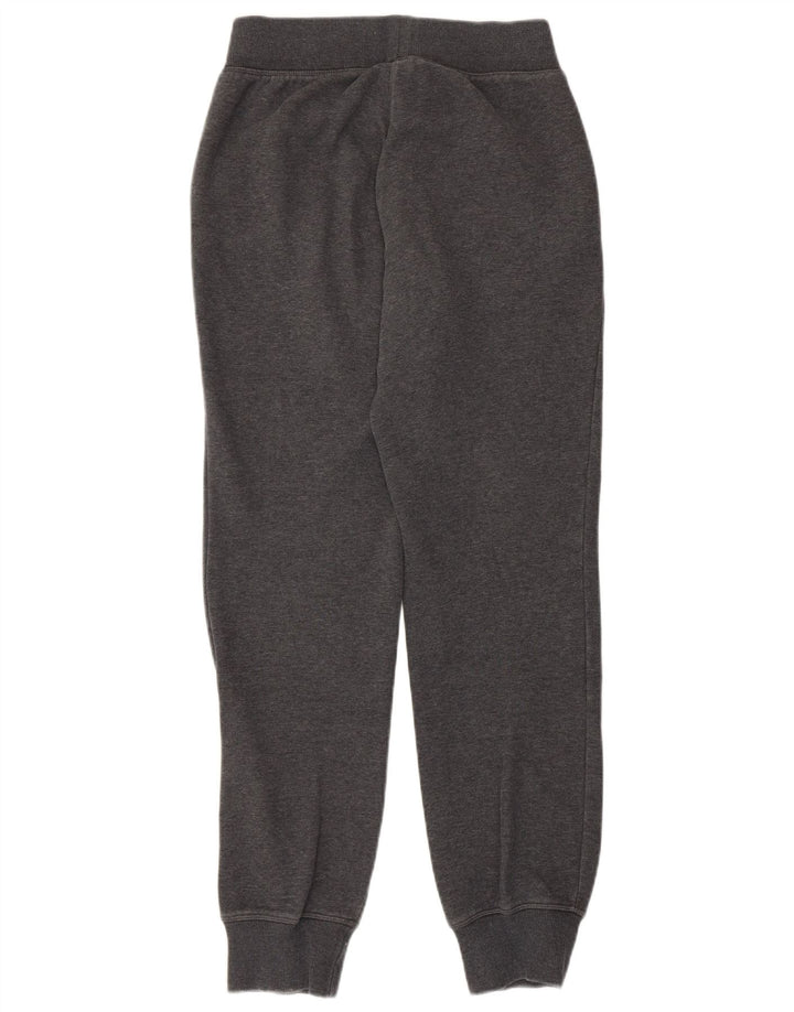 Pantaloni de trening grafic ADIDAS pentru femei Joggeri UK 4/6 XS bumbac gri