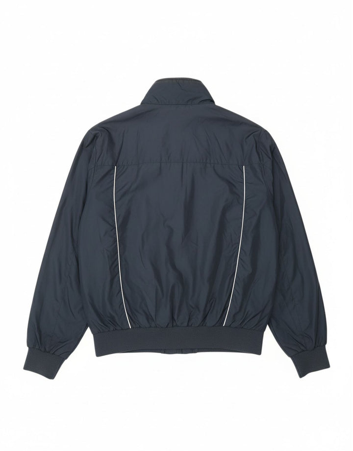 CHAMPION Mens Bomber Jacket UK 42 XL Navy Blue Polyester