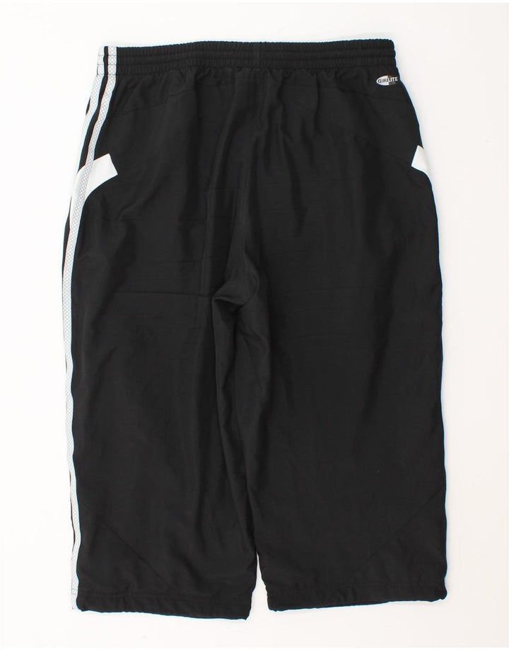 Pantaloni scurți sport Adidas Climalite Bermuda pentru bărbați, poliester mediu negru