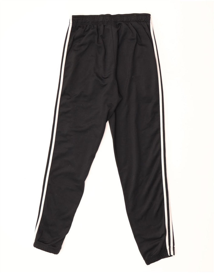 Pantaloni de trening Adidas pentru bărbați, poliester mediu negru