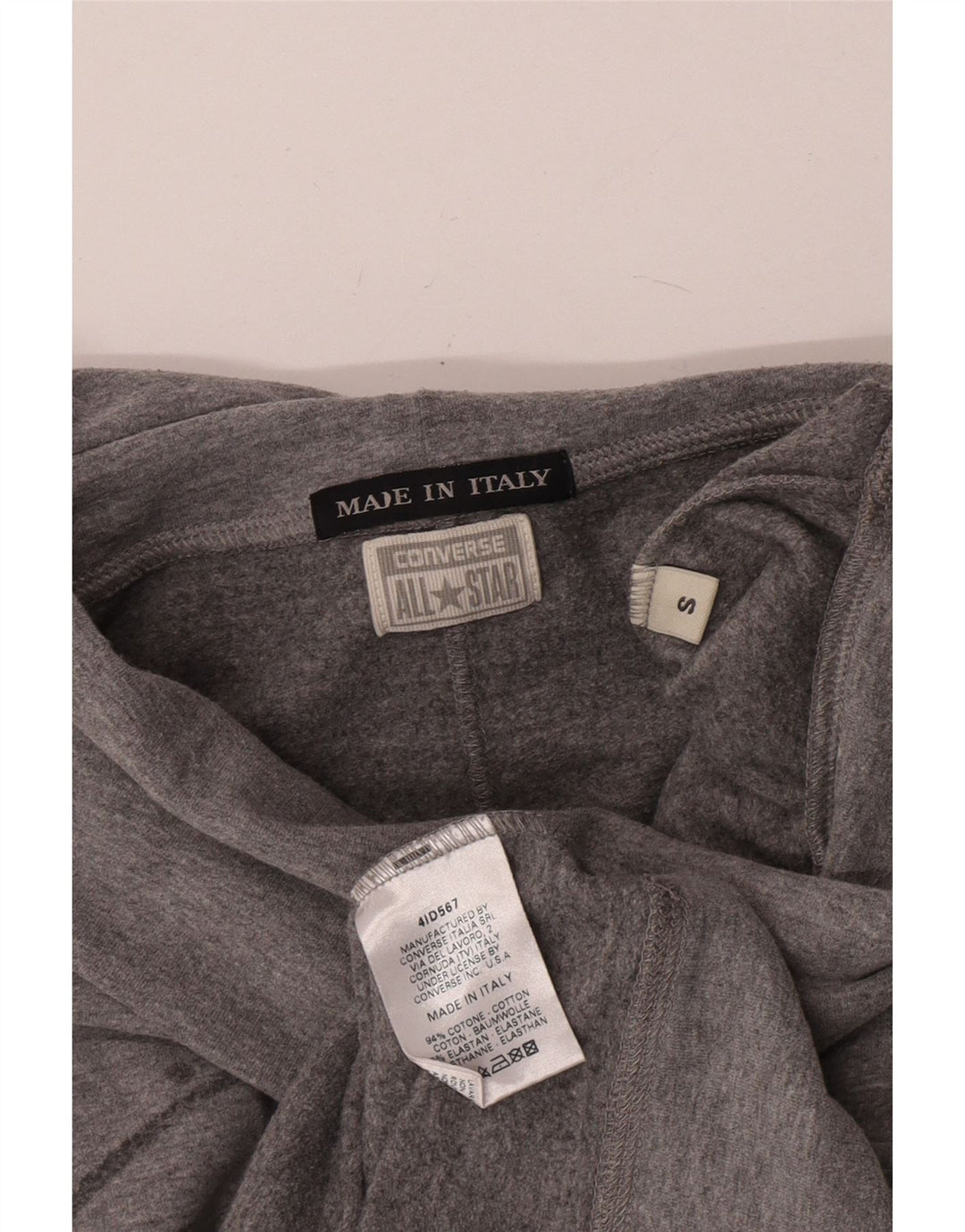 Pulover pentru damă Converse Graphic Pulover UK 10 Bumbac gri mic