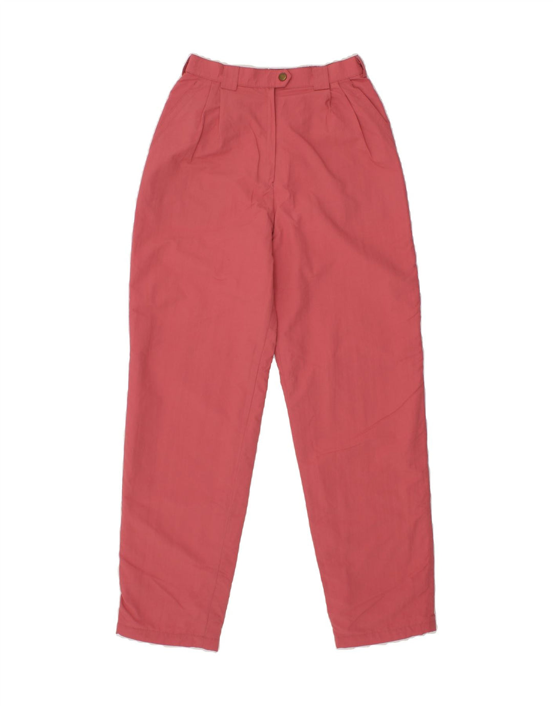 KLEPPER Womens Pegged Chino Trousers US 6 Medium W26 L29 Pink Polyester Vintage Klepper and Second-Hand Klepper from Messina Hembry 