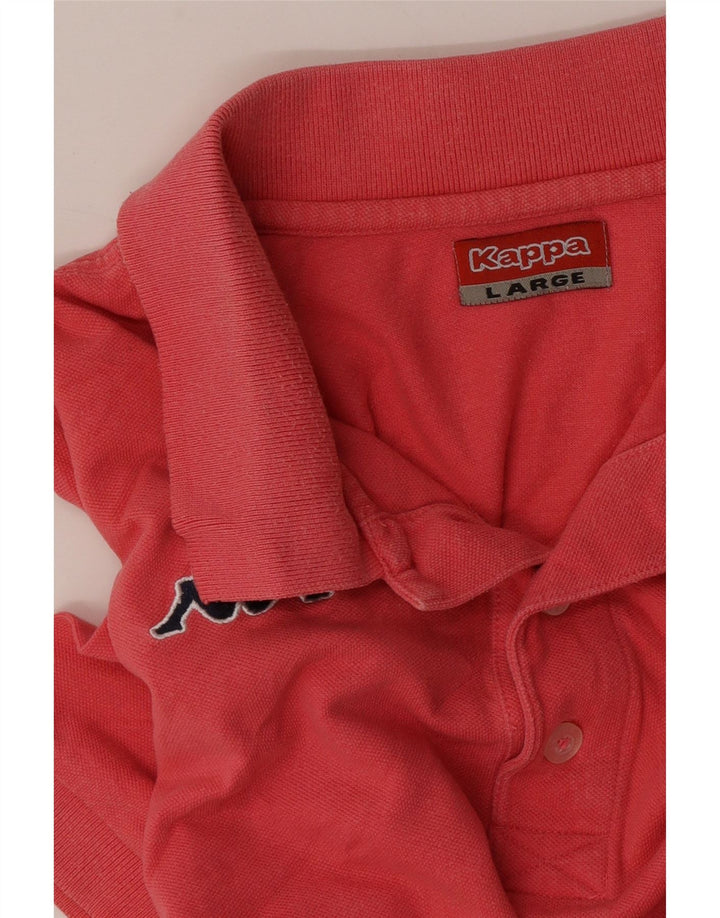 Tricou polo pentru bărbați Kappa, mare, roz