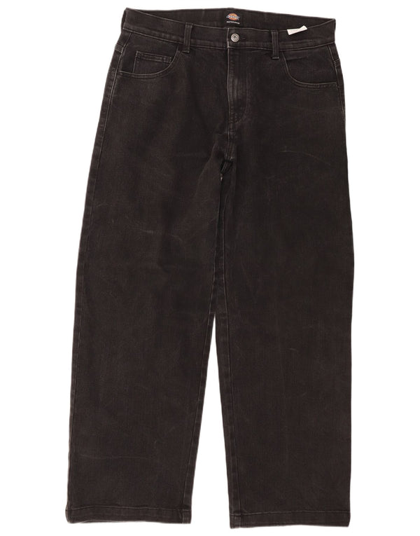Blugi largi pentru skateboarding Dickies pentru bărbați W33 L32 bumbac negru