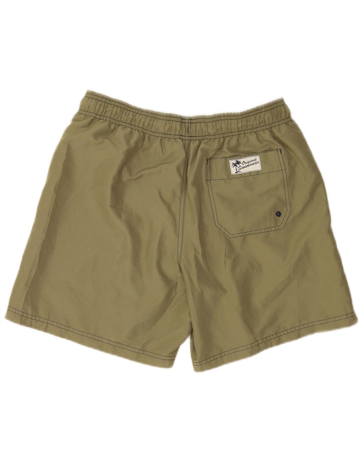 Pantaloni scurți de înot pentru bărbați Marks & Spencer, poliester mediu kaki