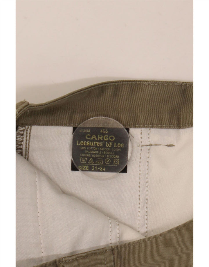Pantaloni cargo drepti pentru bărbați LEE W31 L31 bumbac bej