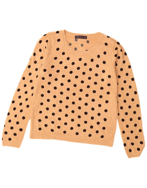 MARKS & SPENCER Pulover pentru damă cu gât de barcă UK 10 Mic Bej