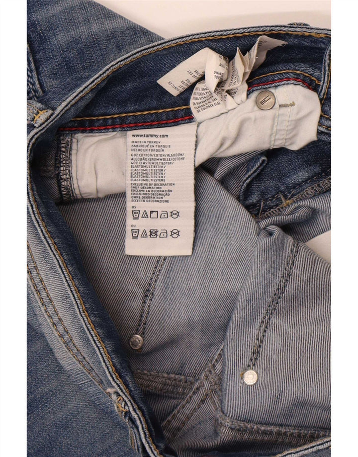 Blugi slim pentru femei Tommy Hilfiger W30 L29 bumbac albastru
