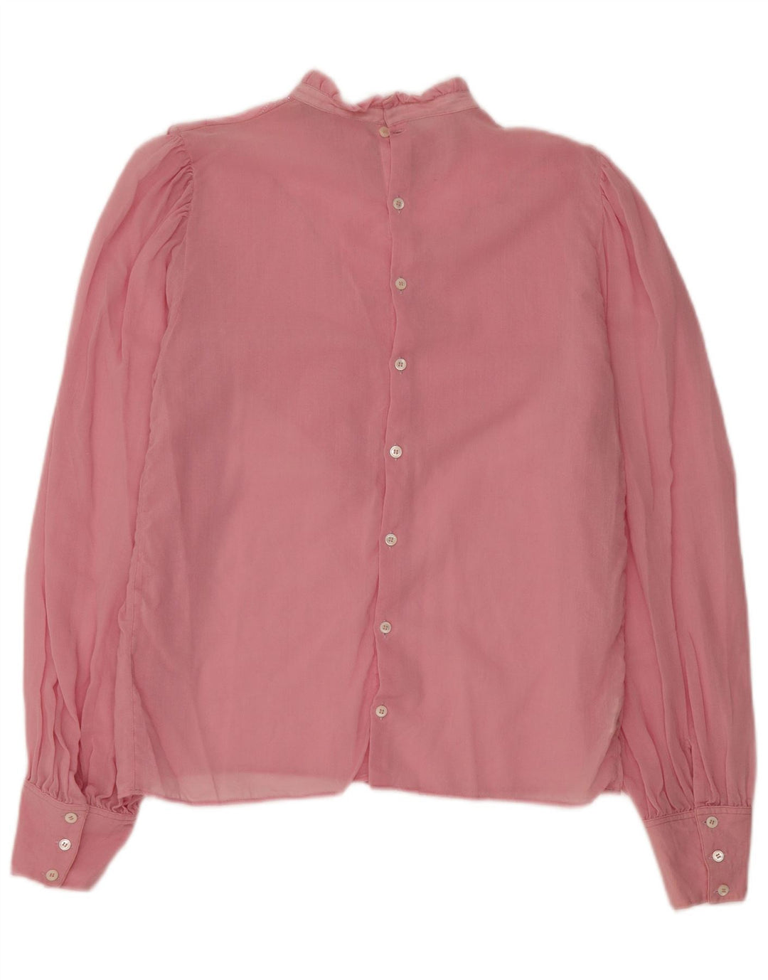 Bluză vintage cu mâneci lungi pentru femei UK 14 Medium Pink Lână