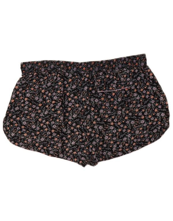 Pantaloni caldi pentru femei Topshop UK 18 XL W34 Black Floral