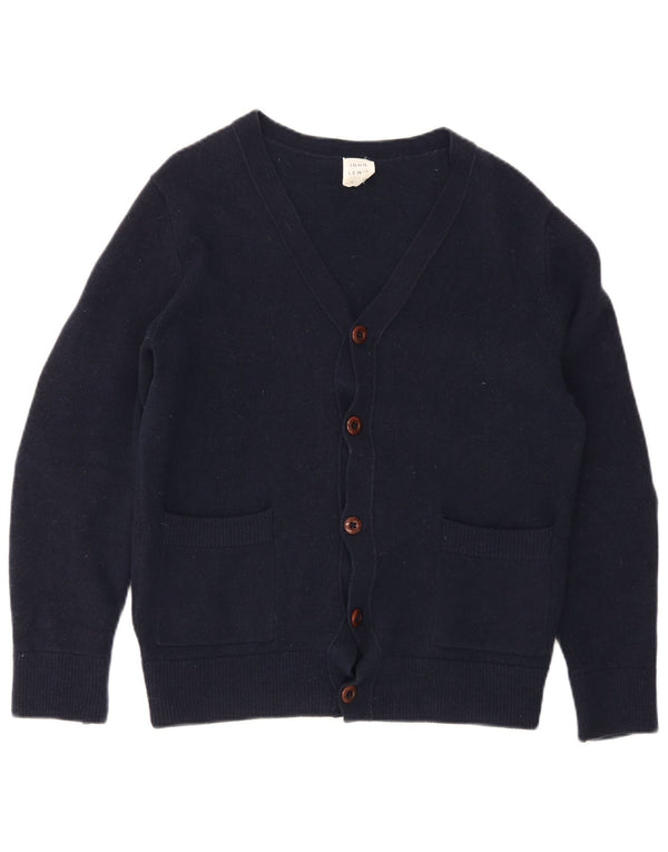 Pulover cardigan pentru femei John Lewis UK 12 Mediu Lână merino bleumarin