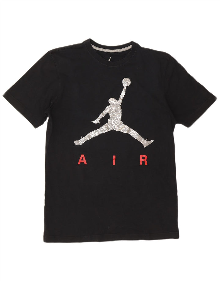 Tricou grafic pentru bărbați Jordan Top Mediu Negru