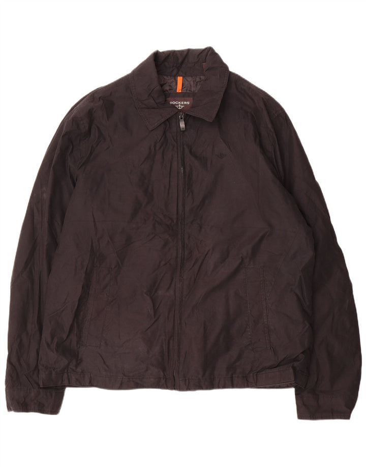 Jachetă Bomber Dockers pentru bărbați UK 42 XL Poliester negru