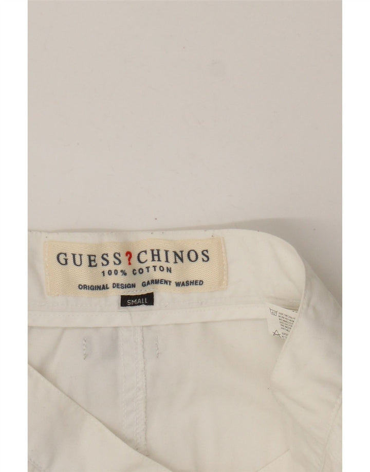 Guess Mini Fusta Dama Mica W26 Bumbac Alb