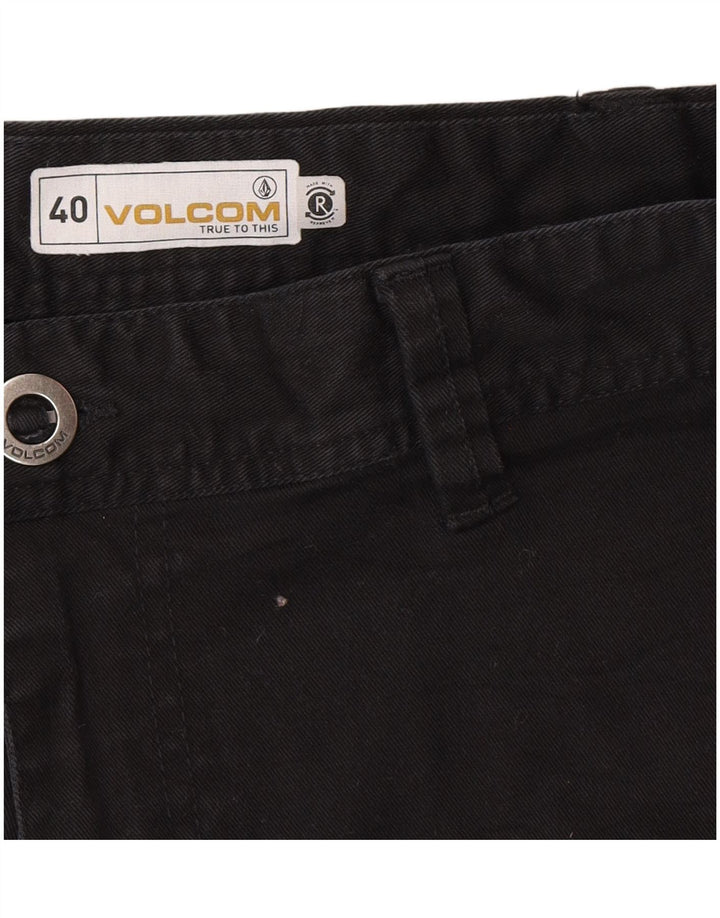 Pantaloni scurți chino pentru bărbați Volcom W40 XL, bumbac negru