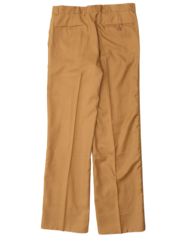 Pantaloni drepți casual pentru bărbați vintage IT 48 Medium W30 L32 Bej