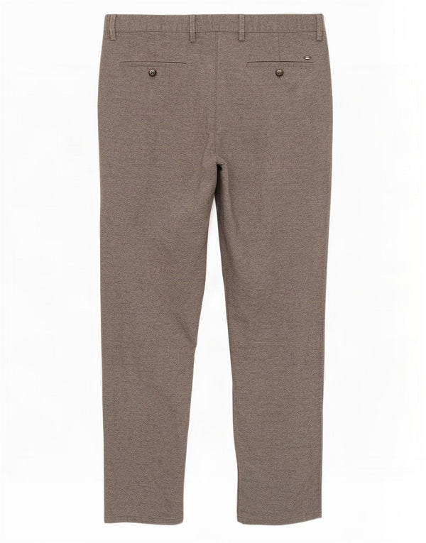 Massimo Dutti Pantaloni Chino Slim Fit pentru bărbați EU 44 Large W34 L28 Gri
