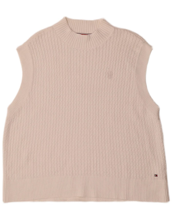 Vestă pentru bărbați Tommy Hilfiger, XL, bumbac alb