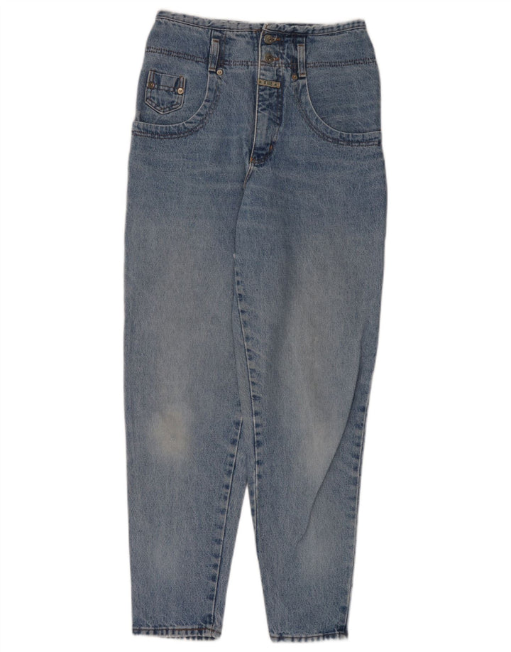 Blugi conici de damă vintage L28 L29 Bumbac albastru