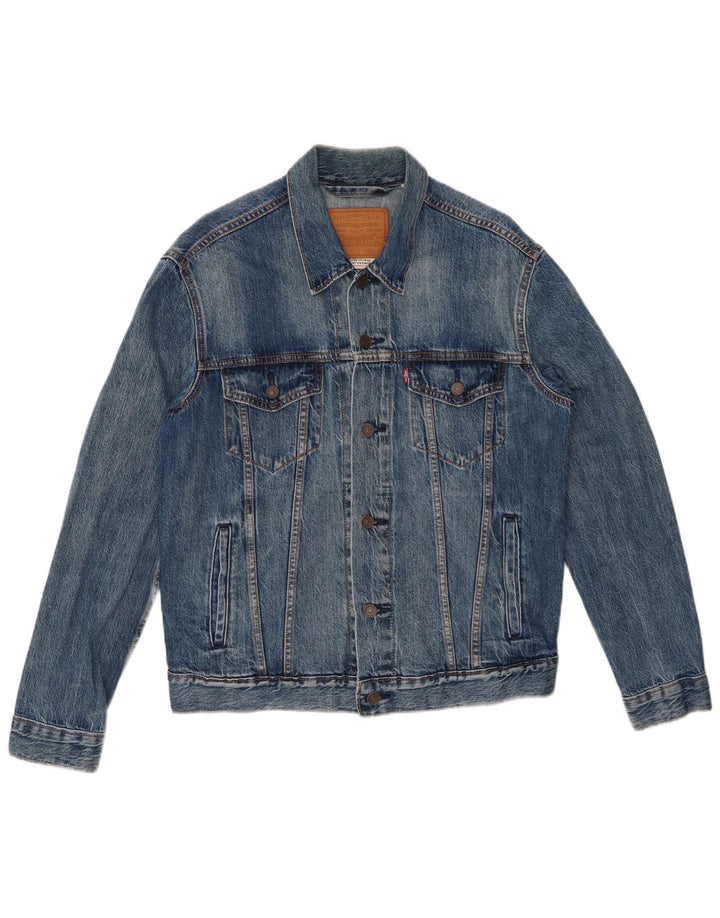 Jachetă de blugi pentru bărbați LEVI'S UK 38 Medium Blue
