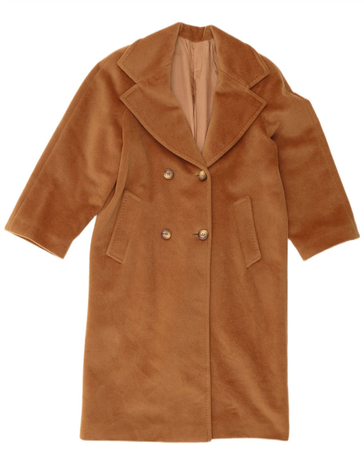 Palton supradimensionat pentru femei vintage UK 10 Bej mic