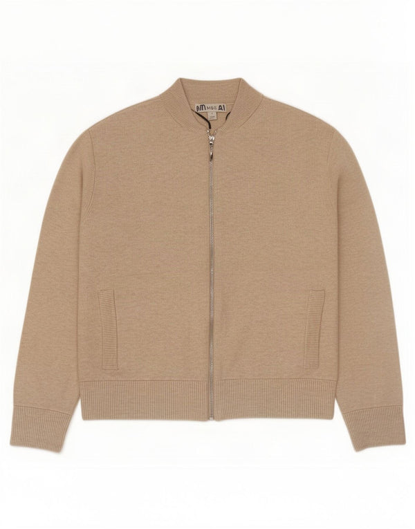 Pulover cardigan pentru femei Marks & Spencer UK 10 Small Beige Viscose