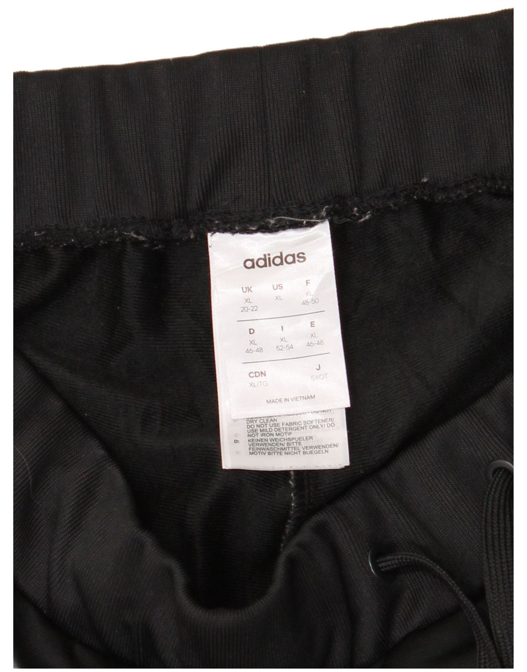 Pantaloni de trening Adidas pentru femei Joggeri UK 20/22 XL Poliester negru