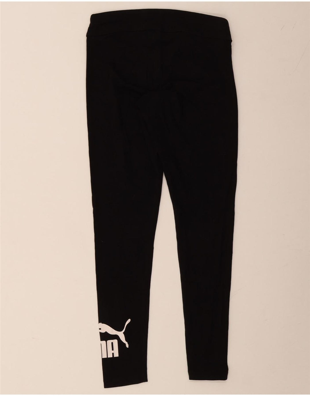 Leggings grafic PUMA pentru femei UK 12, bumbac mediu negru