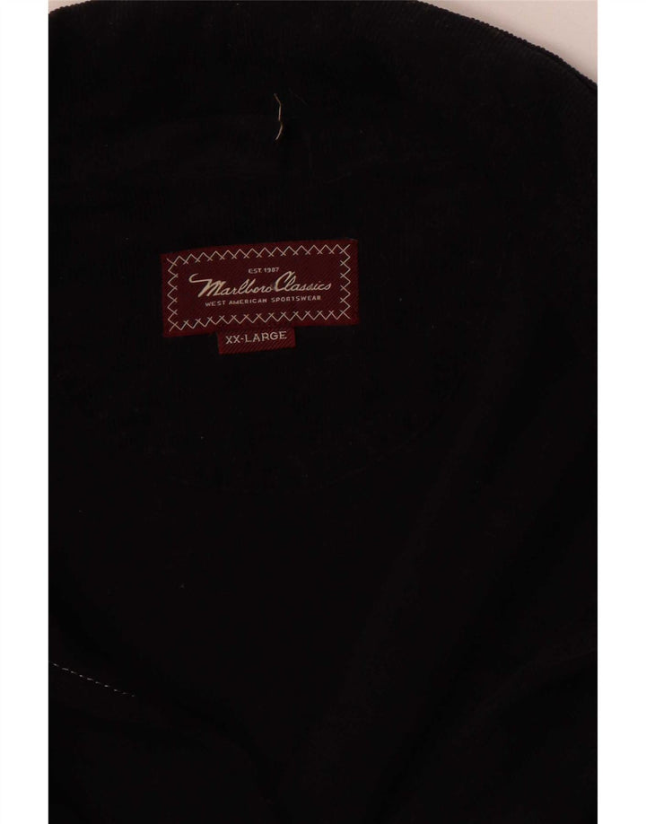 Jachetă Bomber pentru bărbați Marlboro Classics UK 44 2XL Negru