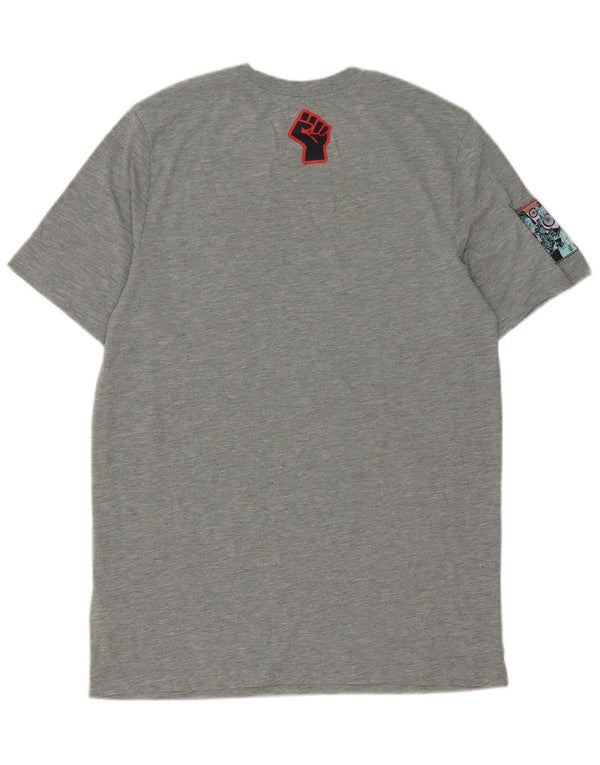 Tricou grafic Nike Dri Fit pentru bărbați Top Medium Gri Poliester