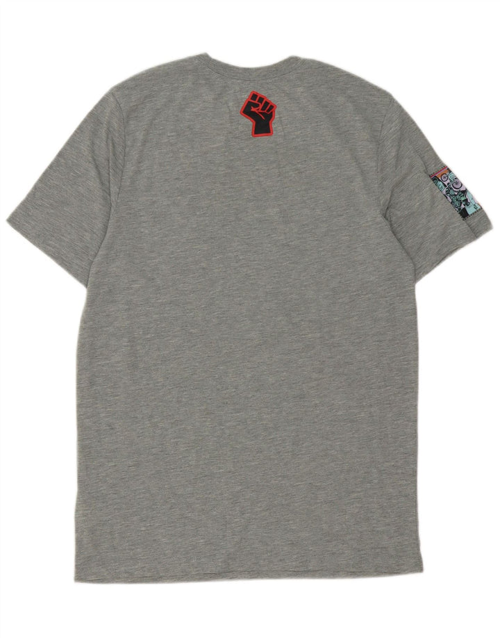 Tricou grafic Nike Dri Fit pentru bărbați Top Medium Gri Poliester