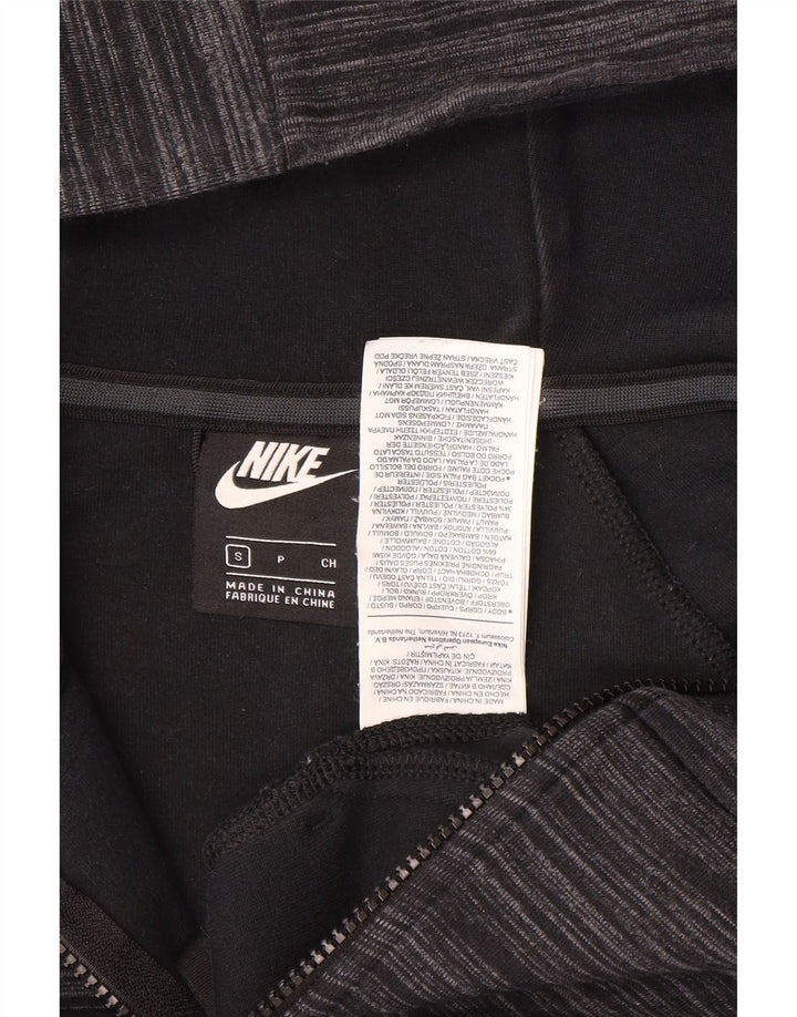 Pulover Nike pentru bărbați, cu fermoar, din bumbac mic, gri pete