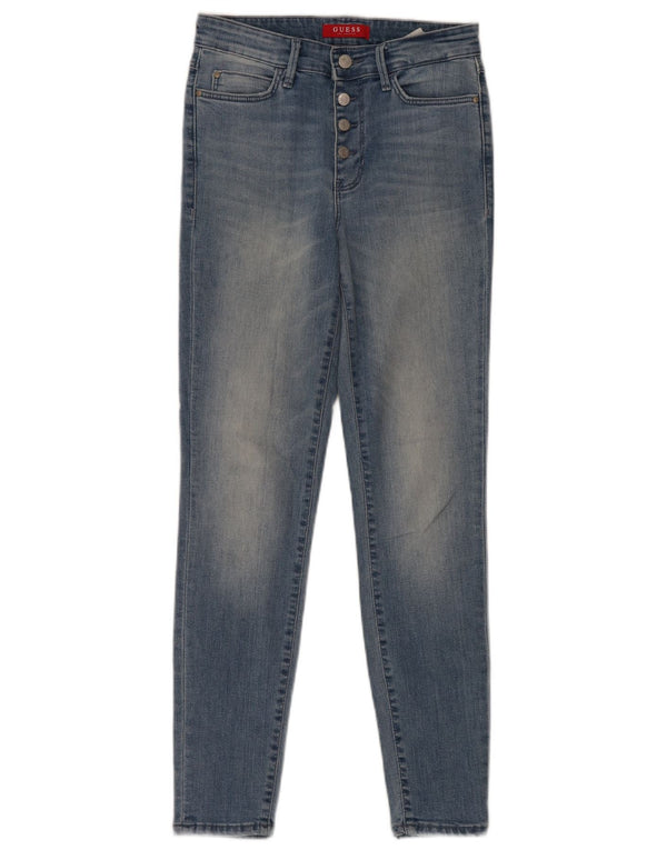 Blugi skinny pentru femei Guess W28 L28 Bumbac albastru