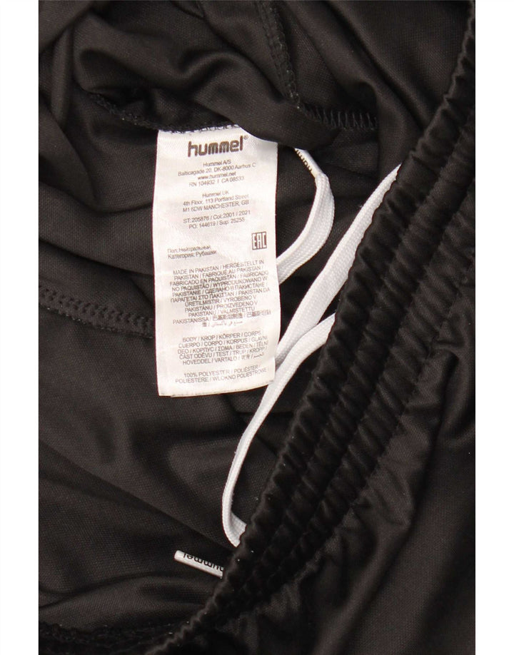 Pantaloni de trening grafic pentru bărbați Hummel XL poliester negru