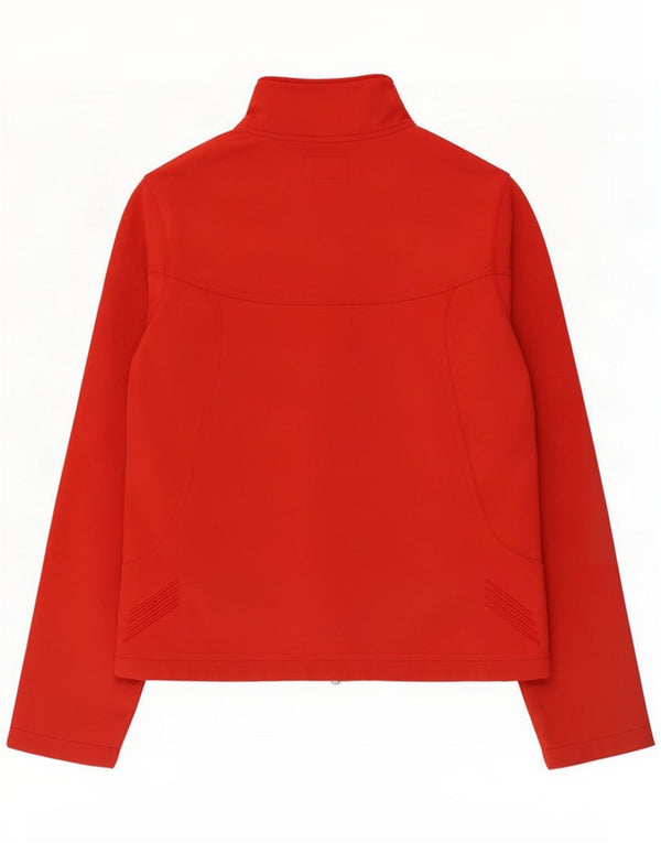 MC Kee's Womens Windbreaker Jacket IT 46 Large Red Polyester