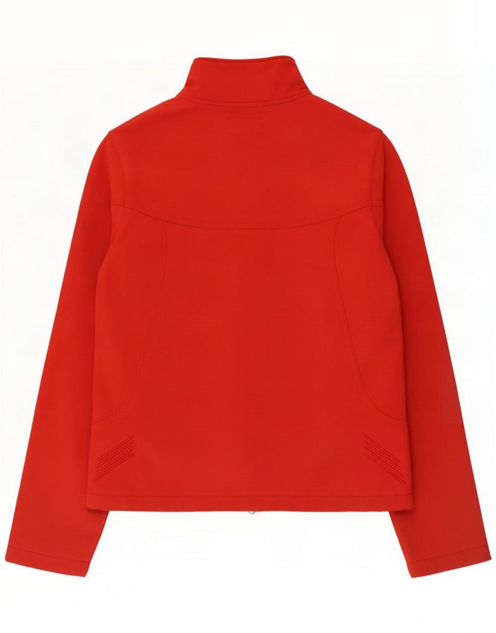 MC Kee's Womens Windbreaker Jacket IT 46 Large Red Polyester