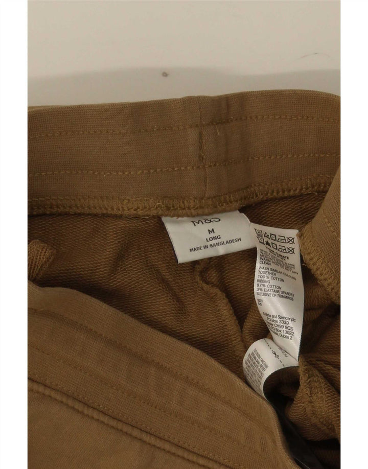 Pantaloni de trening pentru bărbați Marks & Spencer, bumbac maro mediu