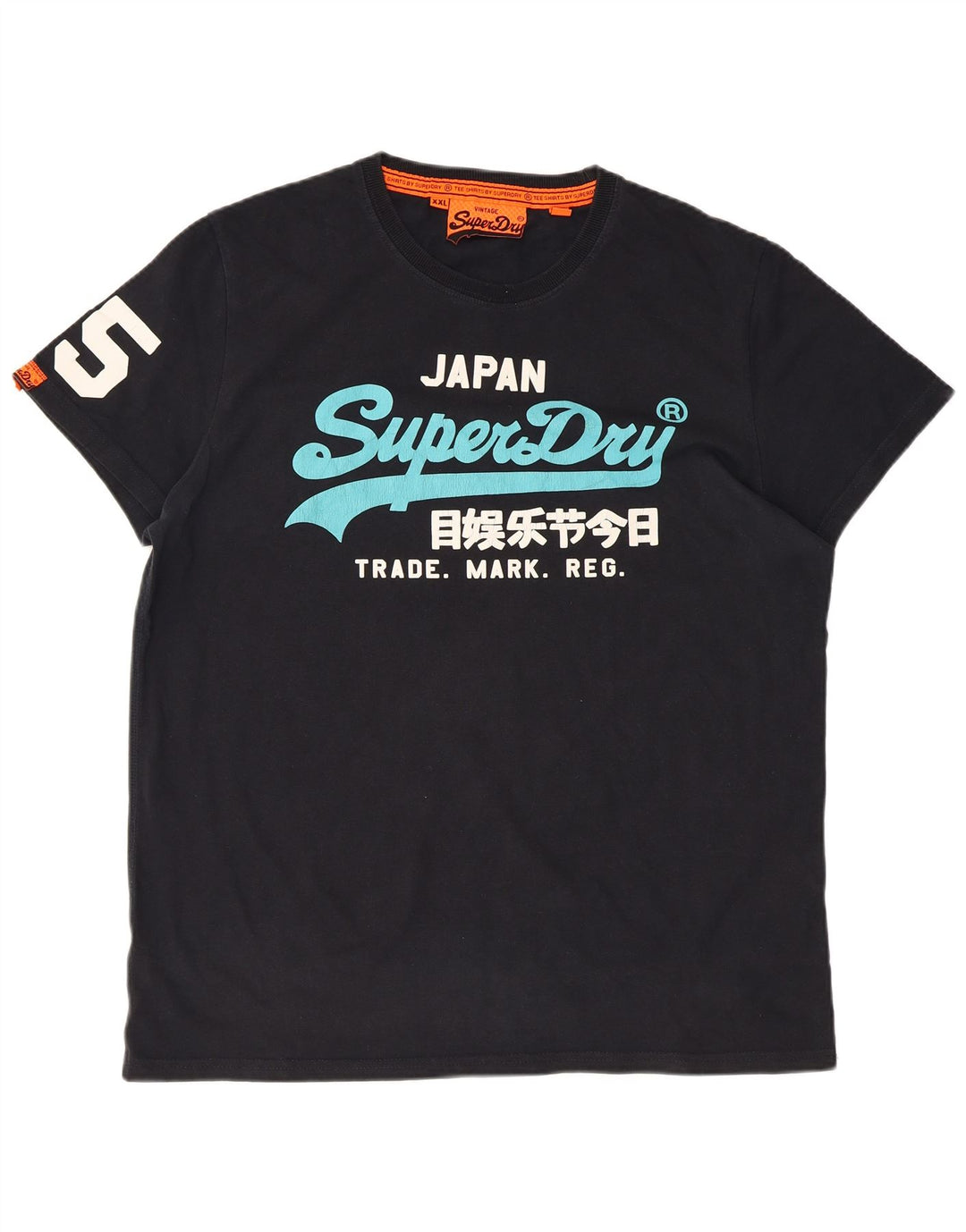 Tricou grafic pentru bărbați Superdry Top 2XL bumbac negru