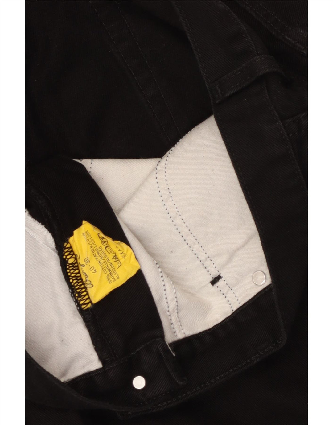 WRANGLER Blugi drepte pentru bărbați Texas W40 L30 bumbac negru