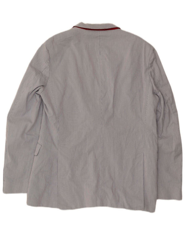 Sacou Tommy Hilfiger pentru bărbați, cu 2 nasturi, IT 50, mare, gri cu dungi