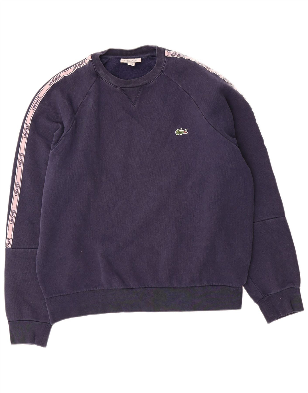 Hanorac grafic pentru bărbați Lacoste Pulover Mărimea 4 Mediu Bleumarin Colorblock