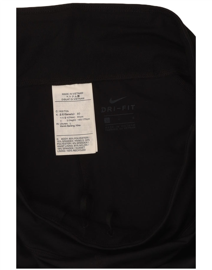 Leggings Dri Fit NIKE pentru femei UK 16, mare, negru, poliester