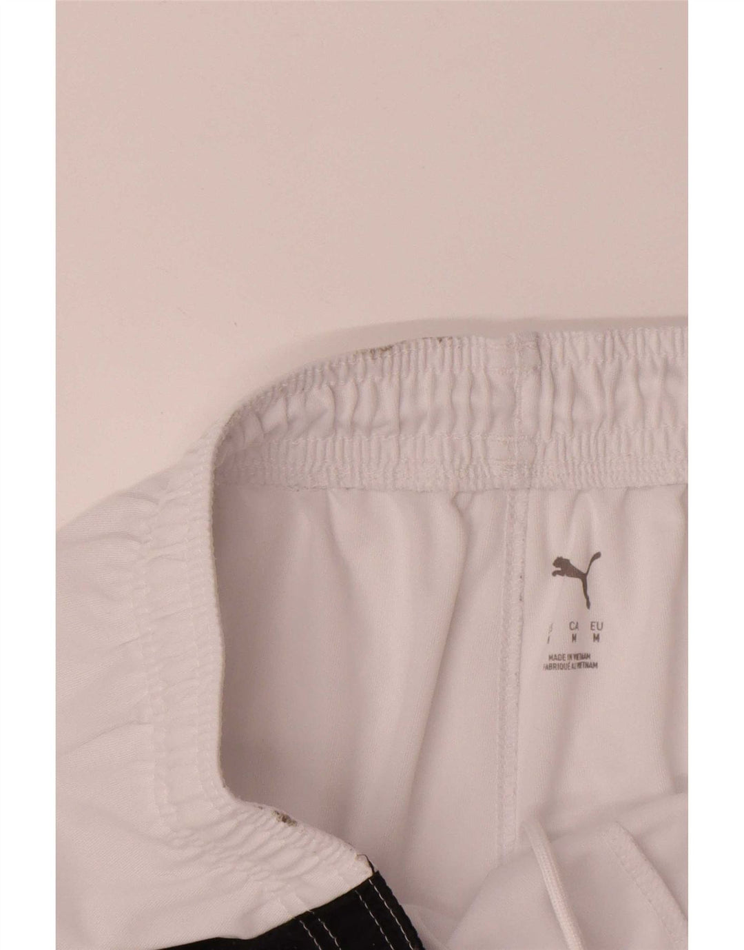 Pantaloni scurți sport Puma pentru bărbați, alb mediu, poliester color bloc