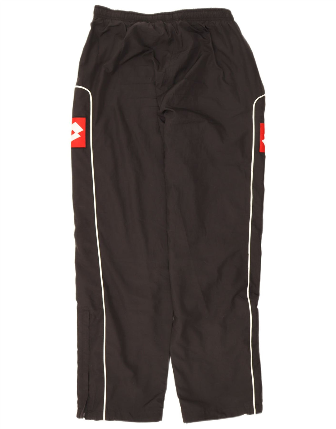 Pantaloni de trening grafic pentru bărbați Lotto, mari, negru, poliester color bloc