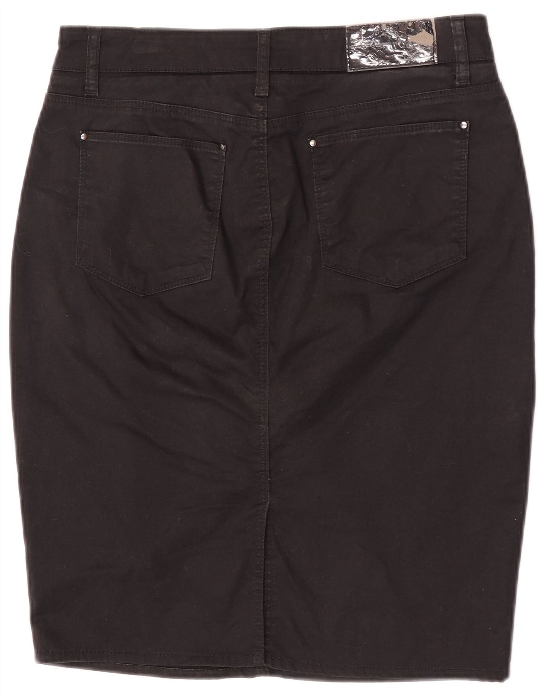 Fusta Creion Femei Zara EU 40 Medium W30 Bumbac Negru