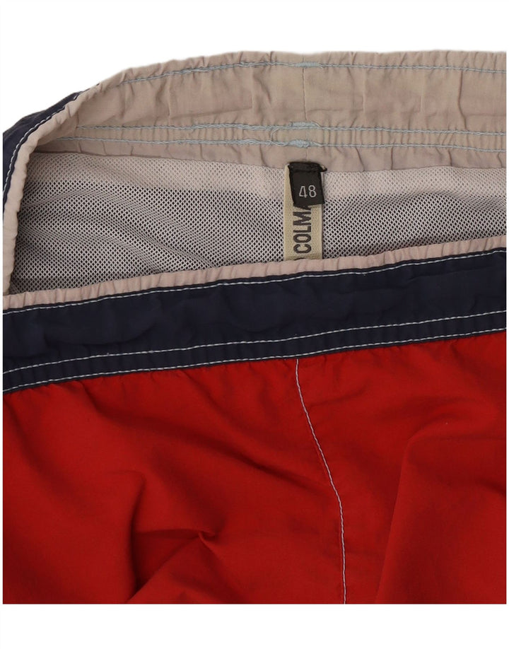 Pantaloni scurți de înot cu grafic pentru bărbați Colmar EU48, roșu mediu, color block
