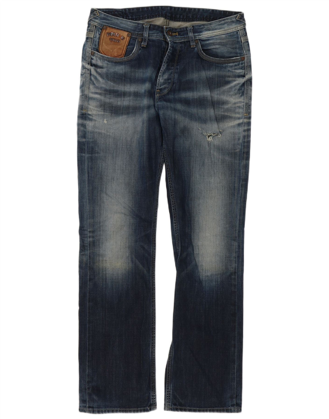 PEPE Jeans Bootcut Bărbați W34 L34 Bumbac Albastru