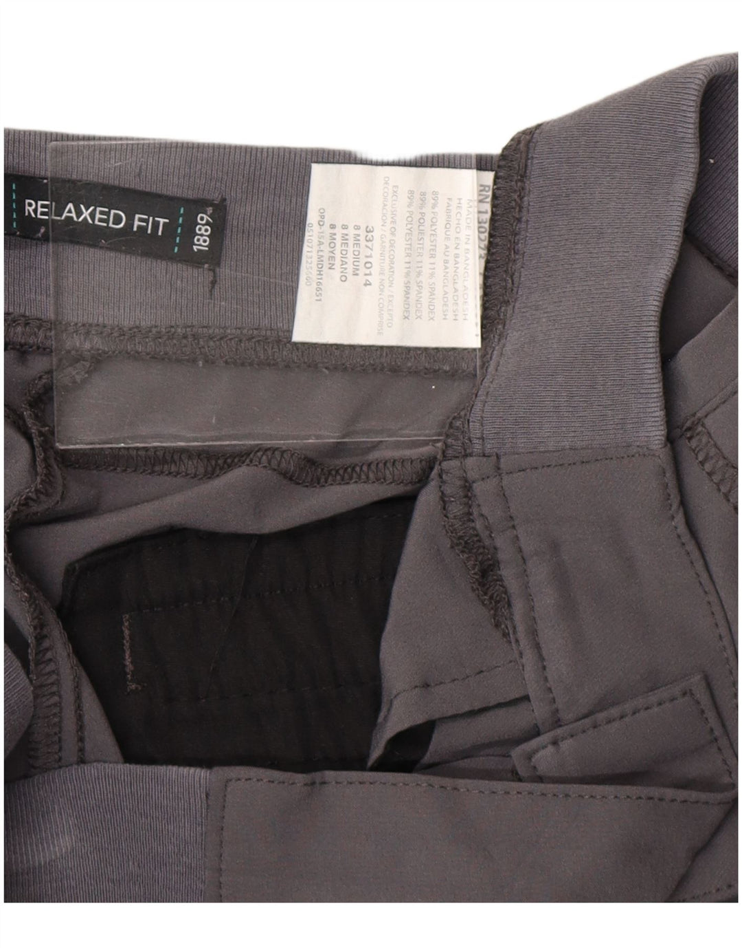 Pantaloni Capri pentru femei LEE, cu croiala relaxată, US 8 Medium W30 L20 Gri Poliester